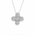 Diamond Cluster Pendant Necklace