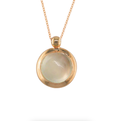 Moonstone Bubble Pendant Necklace